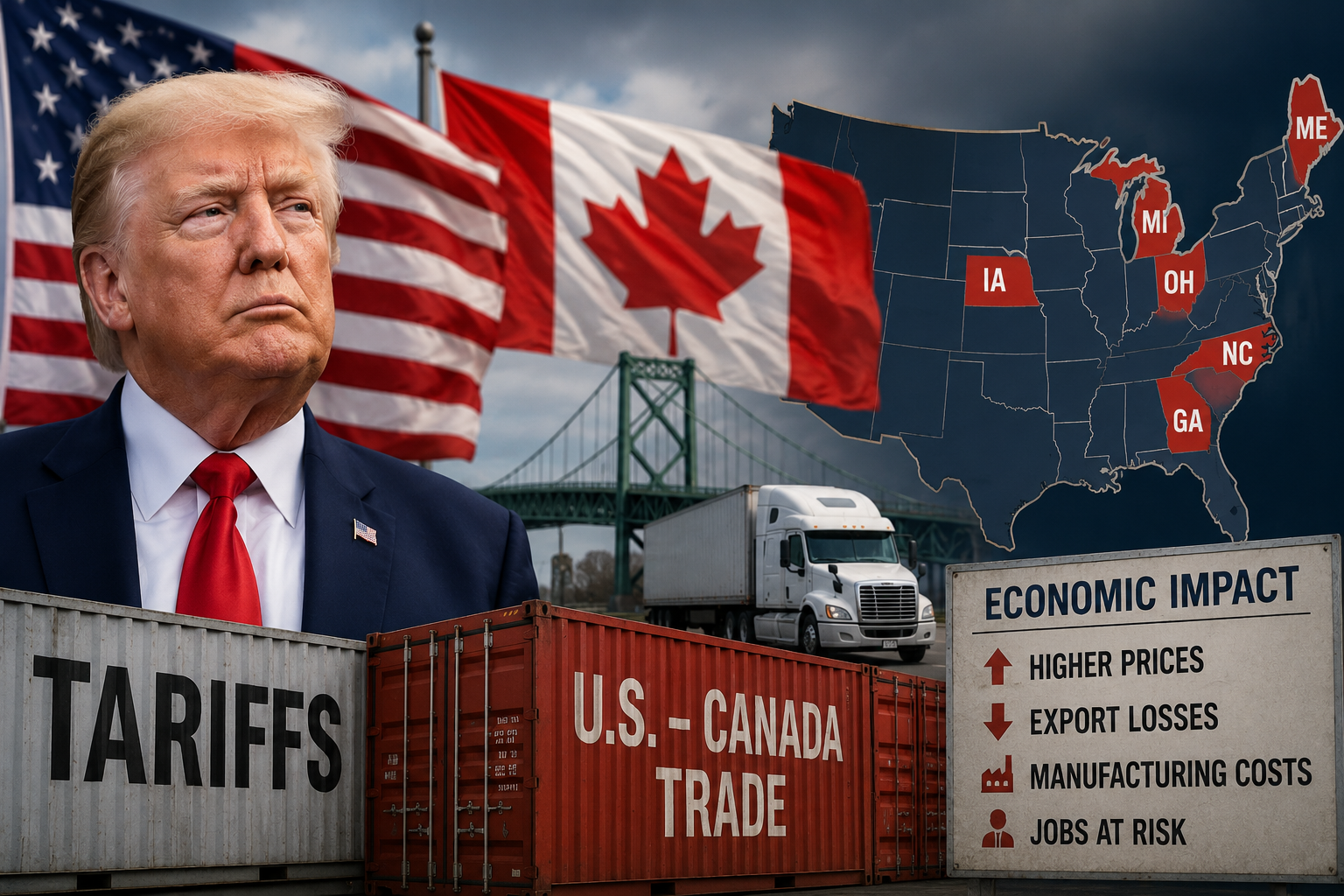 Trump’s Canada Tariffs Could Become a Midterm Problem in the States Republicans Need Most
